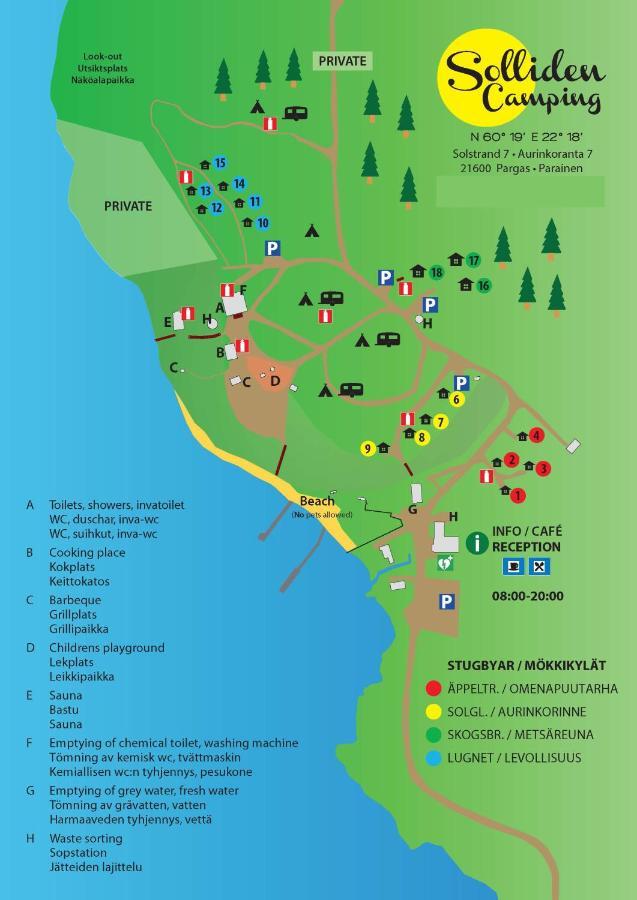 Solliden Camping Pargas Dış mekan fotoğraf